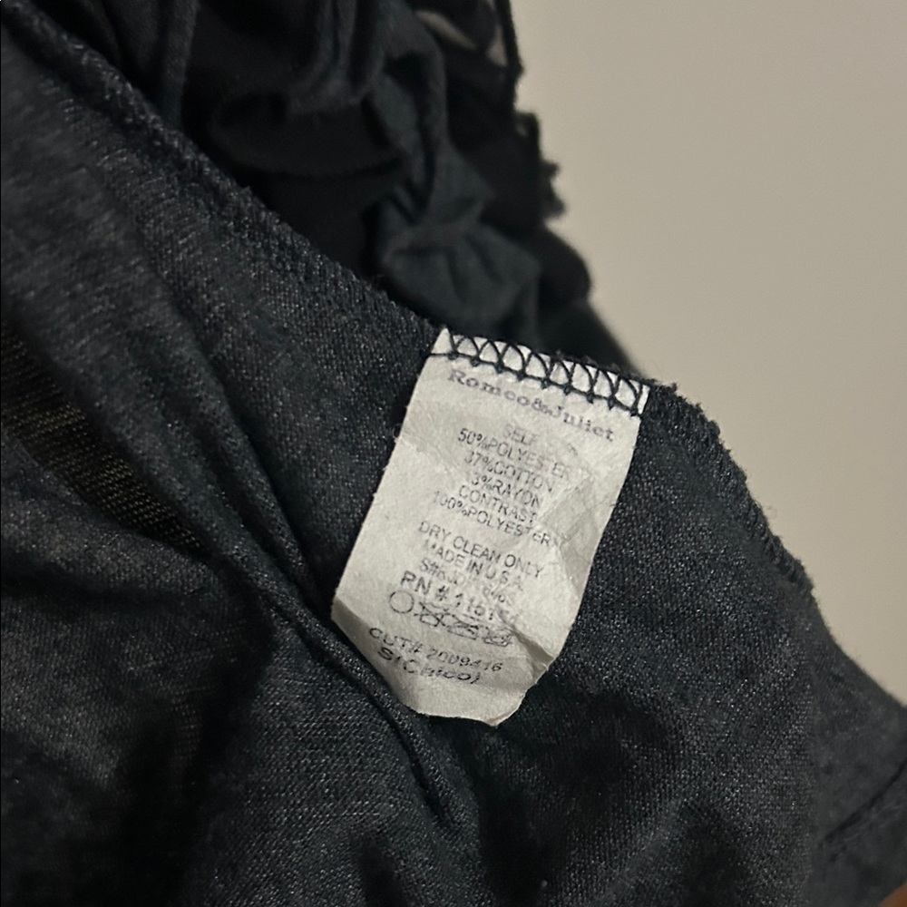 Dark Gray Ruffle-Trim Open Front Cardigan - Picture 8 of 10